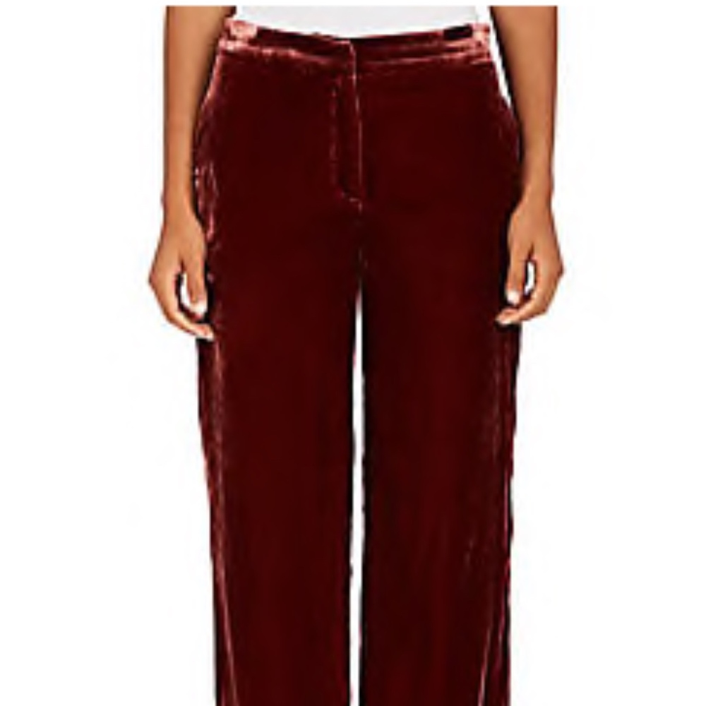 Barneys NY velvet trousers NWT